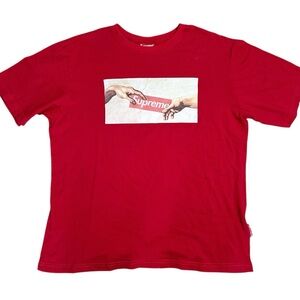 Supreme Red Short Sleeve Tee